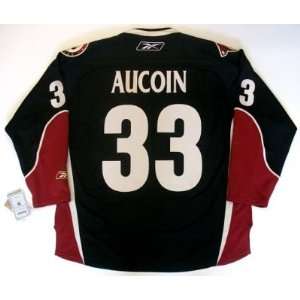 Adrian Aucoin Phoenix Coyotes 3rd New Jersey Real Rbk Large   Sports 