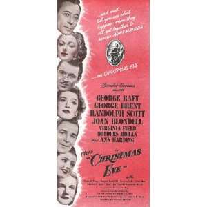   Eve 1947 Movie Ad with George Raft and Ann Harding 