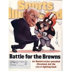 Art Modell (Cleveland Browns) Autographed/Hand Signed Sports 