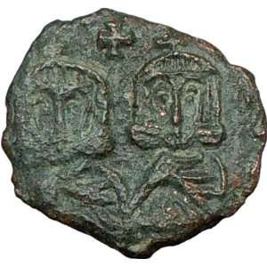 CONSTANTINE V Leo III & IV 751AD Syracuse Authentic Ancient Rare 