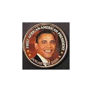 Barack Obama Inaugural Colorized State Coin