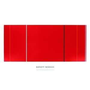     Artist Barnett Newman  Poster Size 27 X 47