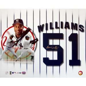 Bernie Williams New York Yankees Autographed 16x20 #51 Collage