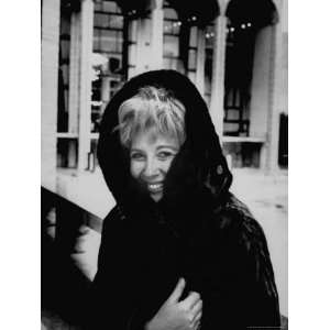 Opera Singer Beverly Sills, Standing Outside of the Lincoln Center 