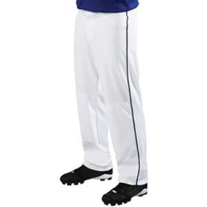12 Oz Big Show Piped Loose Fit Baseball Pants 54 WHITE PANTS/BLACK 