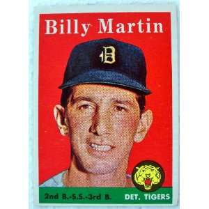 Billy Martin 1958 Topps Card #271