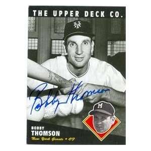 Bobby Thomson Autographed/Hand Signed 1994 BAT Upper Deck baseball 