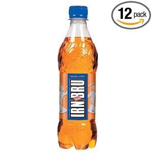 AG BARR Barrs IRN BRU, 16.9 Ounce (Pack of 12)  Grocery 