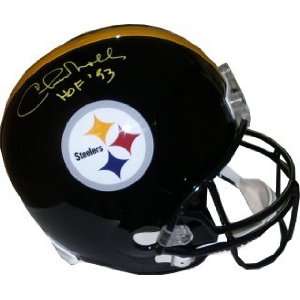 Chuck Noll Signed Steelers Full Size Replica Helmet   HOF 93