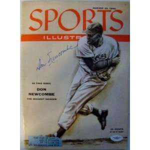 Don Newcombe SIGNED 1955 Sports Illustrated JSA   Autographed MLB 
