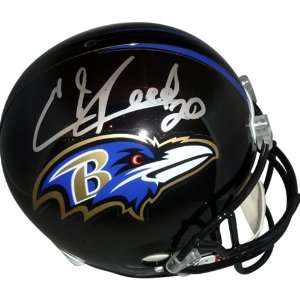 Ed Reed Autographed Baltimore Ravens Deluxe Full Size Replica Helmet 