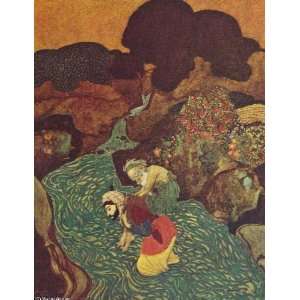  Hand Made Oil Reproduction   Edmund Dulac   32 x 42 inches 