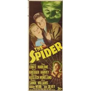  Spider Poster Movie Insert 14 x 36 Inches   36cm x 92cm Edmund Lowe 