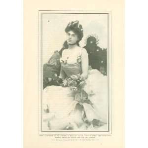  1902 Print Actress Ethel Barrymore 