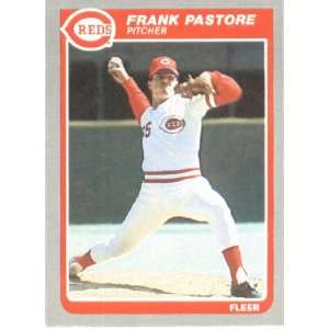  1985 Fleer # 545 Frank Pastore Cincinnati Reds Baseball 