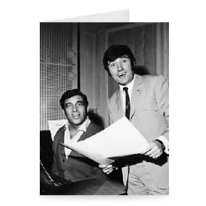 Jimmy Tarbuck with Frankie Vaughan   Greeting Card (Pack of 2)   7x5 
