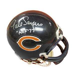 Gale Sayers Autographed/Signed Mini Helmet