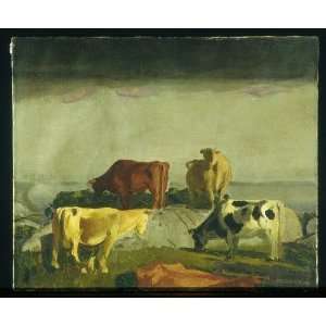  Hand Made Oil Reproduction   George Wesley Bellows   32 x 