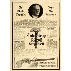   Safety Razor Co. George Eastman   Original Print Ad