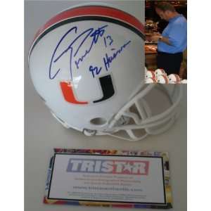  Gino Torretta Autographed/Hand Signed/Autographed Miami 