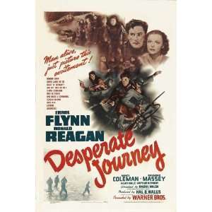  Desperate Journey (1942) 27 x 40 Movie Poster Style B 