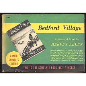  Bedford Village Hervey Allen Books