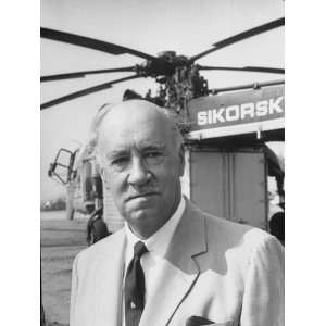  Portrait of Helicopter Designer Igor Sikorsky Standing in 
