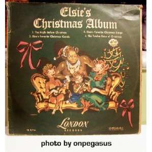  Elsies Christmas Album [vinyl] Hal Davis, Jan Miner 