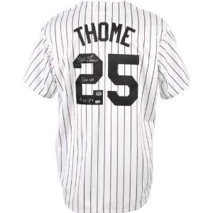 Jim Thome Autographed Jersey  Details Chicago White Sox, Replica 