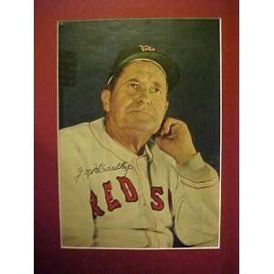 Joe McCarthy Boston Red Sox Autographed 11 X 14 Professionally Matted 