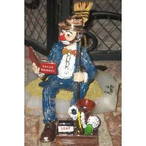 Ron Lee Hobo Joe Clown Soap Salesman Collectible Figurine  