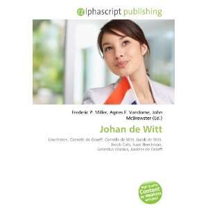  Johan de Witt (9786133757776) Books