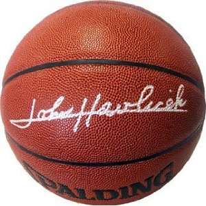 John Havlicek Autographed / Signed Spalding Indoor / Outdoor 