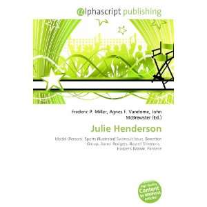  Julie Henderson (9786134125499) Books