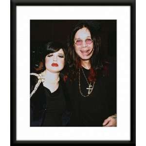  Ozzy Osbourne & Kelly Osbourne Framed And Matted 8x10 