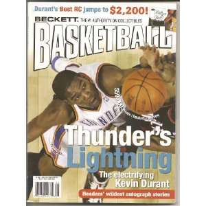 Kevin Durant Beckett Basketball Price Guide May/June 2010