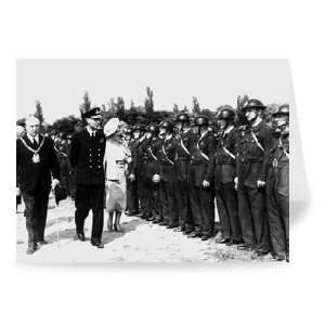 King George VI and Queen Elizabeth   Greeting Card (Pack of 2)   7x5 