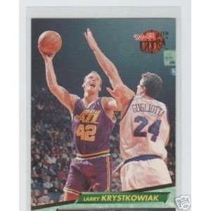  Krystkowiak, Larry 92 93 Fleer Ultra #365 Jazz Sports 