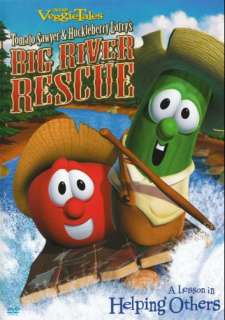   Veggie Tales Tomato Sawyer and Huckleberry Larrys Big River Rescue