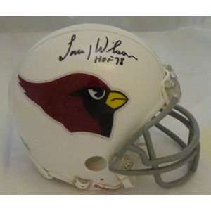 Larry Wilson Autographed Mini Helmet   St Louis