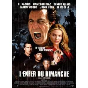  Any Given Sunday (1999) 27 x 40 Movie Poster French Style 