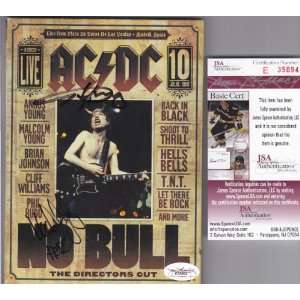  ANGUS YOUNG & MALCOLM YOUNG SIGNED AUTOGRAPHED DVD COVER 