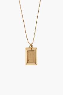 Marc By Marc Jacobs Gold Bar Pendant for women  
