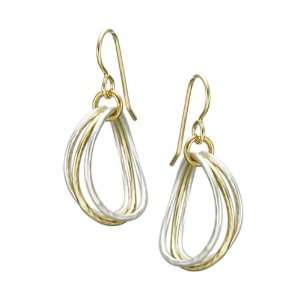  Marjorie Baer two toned triple loop earring Jewelry