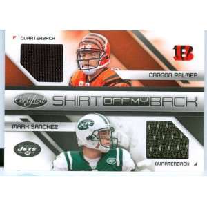  2010 Certified Authentic Carson Palmer & Mark Sanchez Dual 