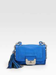 Diane von Furstenberg   Mini Harper Leather & Patent Leather Bag