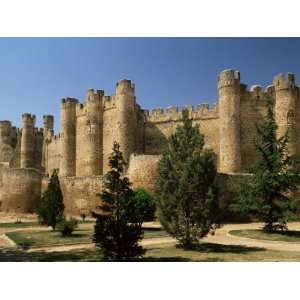 Castle Walls, Valencia De Don Juan, Leon Province, Castile Leon, Spain 