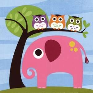   with Three Owls Poster by Nancy Lee (12.00 x 12.00)