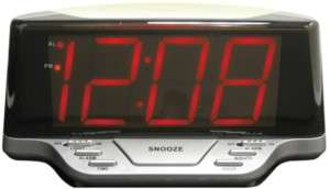 Elgin 4084 1.8 Large Display Alarm Clock w/Loud Alarm & On/Off Nite 
