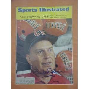 Paul Brown Autographed Signed August 12 1968 Sports Illustrated 